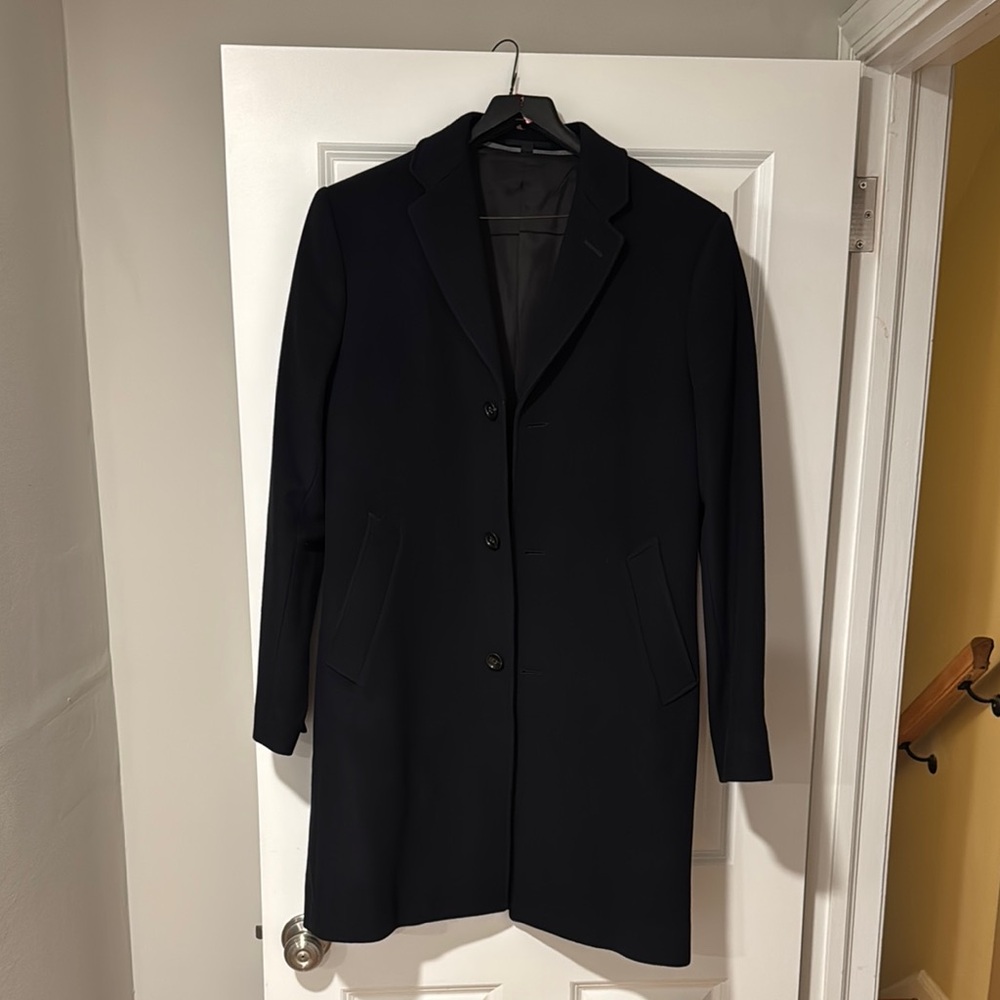 J. Crew - Men’s Ludlow Topcoat - Navy - 38R, like new (worn just once);
